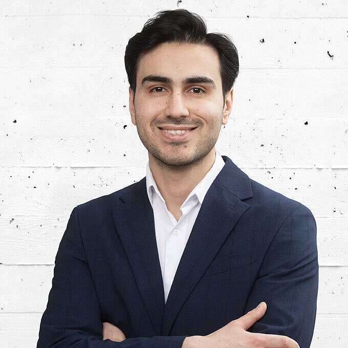 Portrait Khan Nasserie Ein Portrait von Khan Nasserie