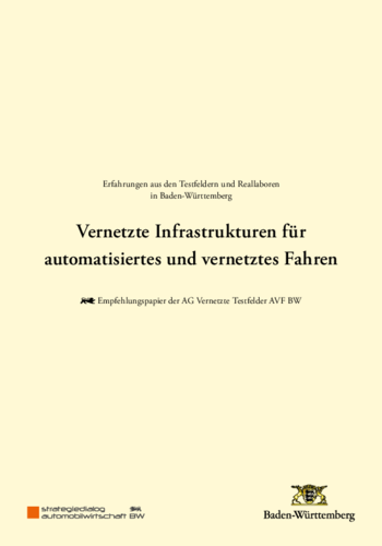 Vernetzte Infrastrukturen für automatisiertes und vernetztes Fahren