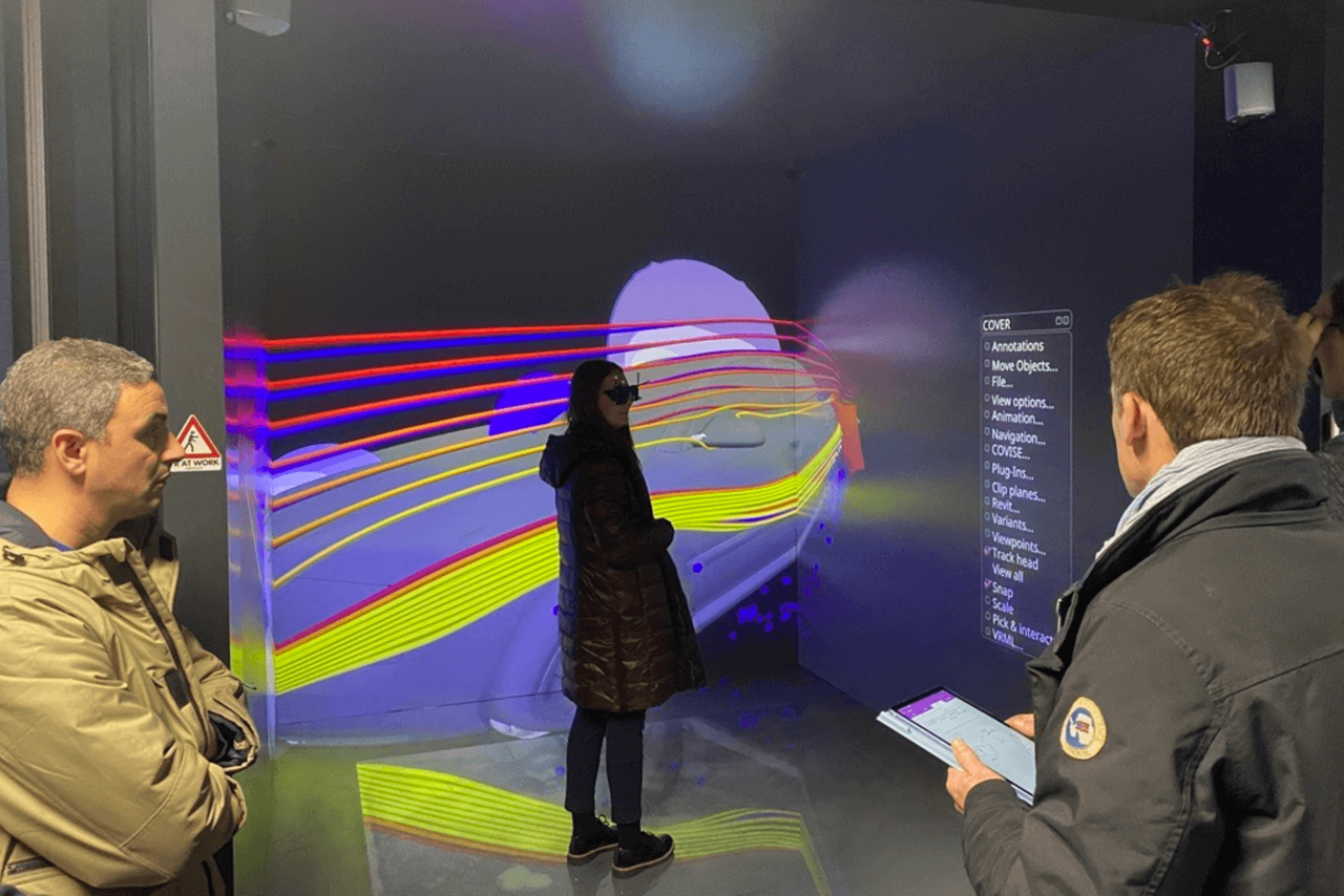 Der Cluster Pole SCS testet die Virtual Reality & Augmented Reality am Höchstleistungsrechenzentrum Stuttgart