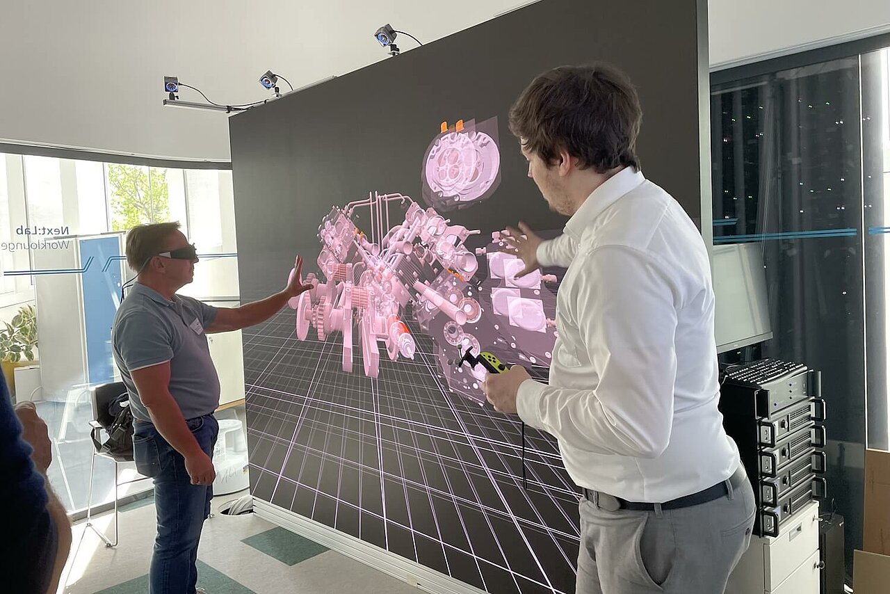 Virtuelle Realität für Alle: Multi-User-VR-Sitzungen sollen in Zukunft ein neues Maß an  Zusammenarbeit in einer virtuellen Umgebung ermöglichen.
