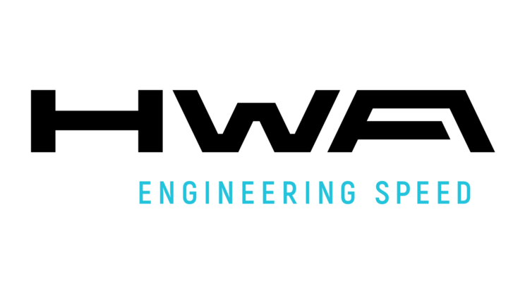 Das Bild zeigt das Logo von HWA Engineering Speed