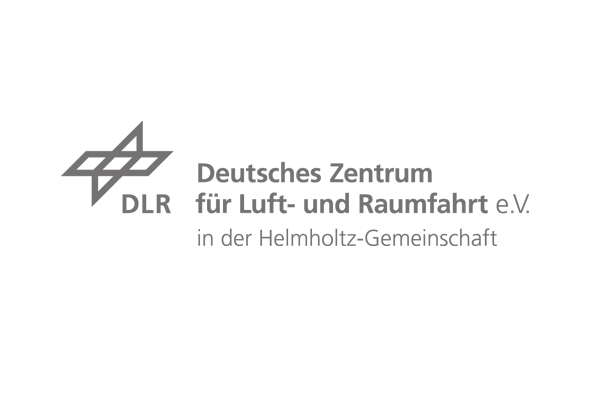 Ein Logo des DLR (Deutsches Zentrum für Luft- und Raumfahrt).