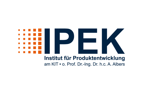 Ein Logo mit der Aufschrift IPEK - Institut für Produktentwicklung