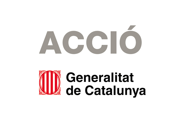 Ein Logo mit der Aufschrift Accio - Generalitat de Catalunya