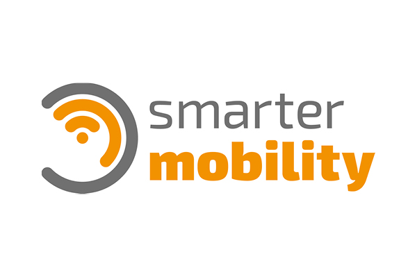 Ein Logo mit der Aufschrift smarter mobility