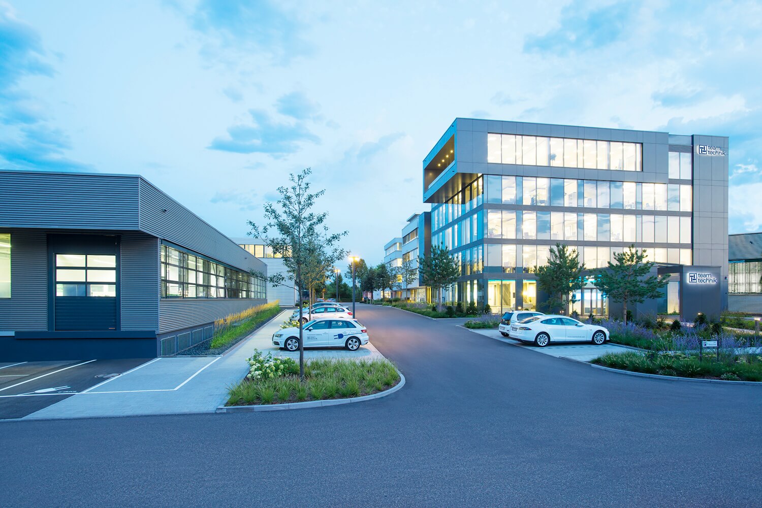 Außenansicht der teamtechnik Maschinen und Anlagen GmbH