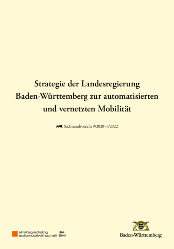 SDA BW Sachstandsbericht automatisierte Mobilität 07/2022